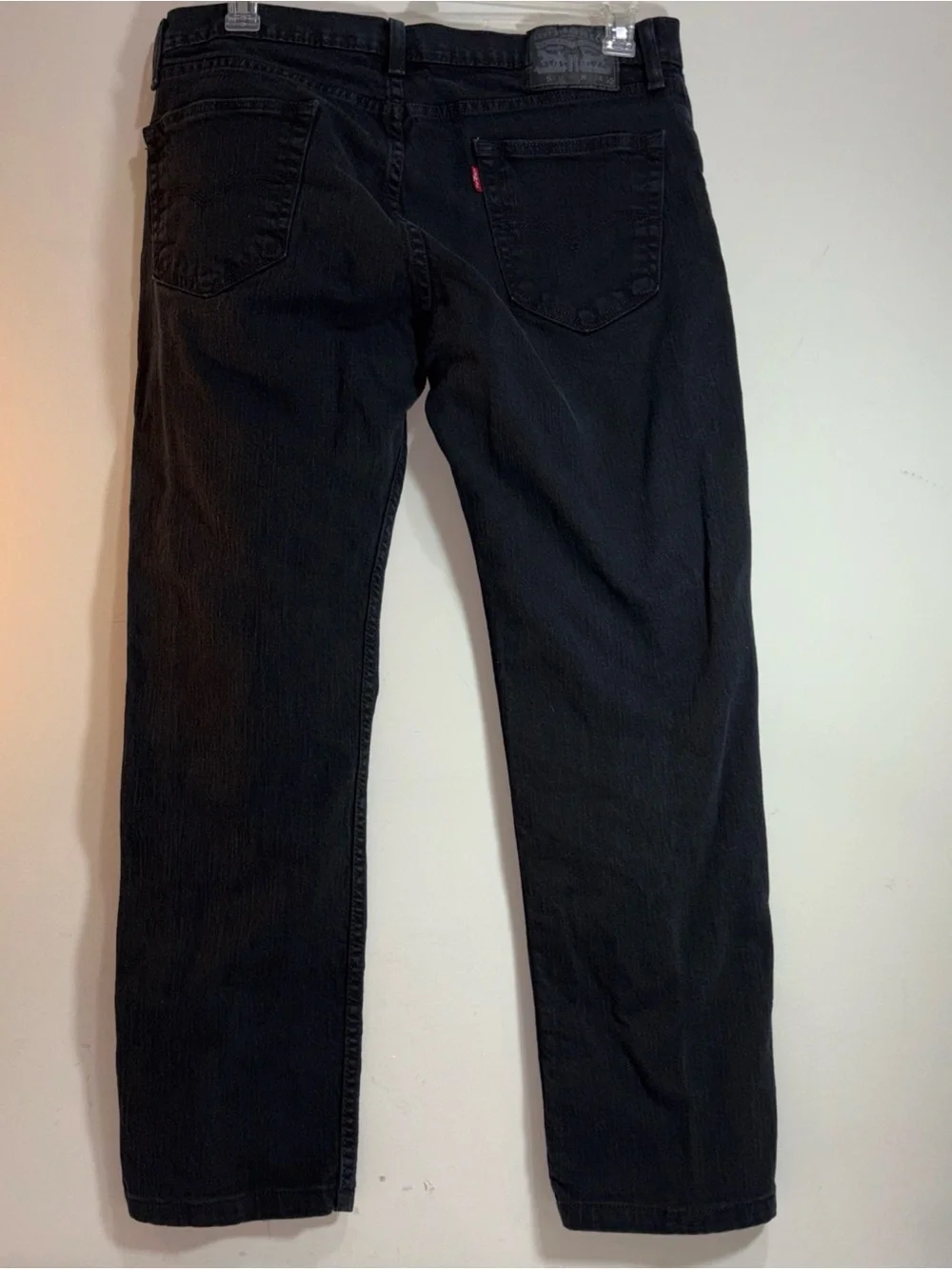 Levi's Black Denim Jeans with Leather Patch Mens. J-14